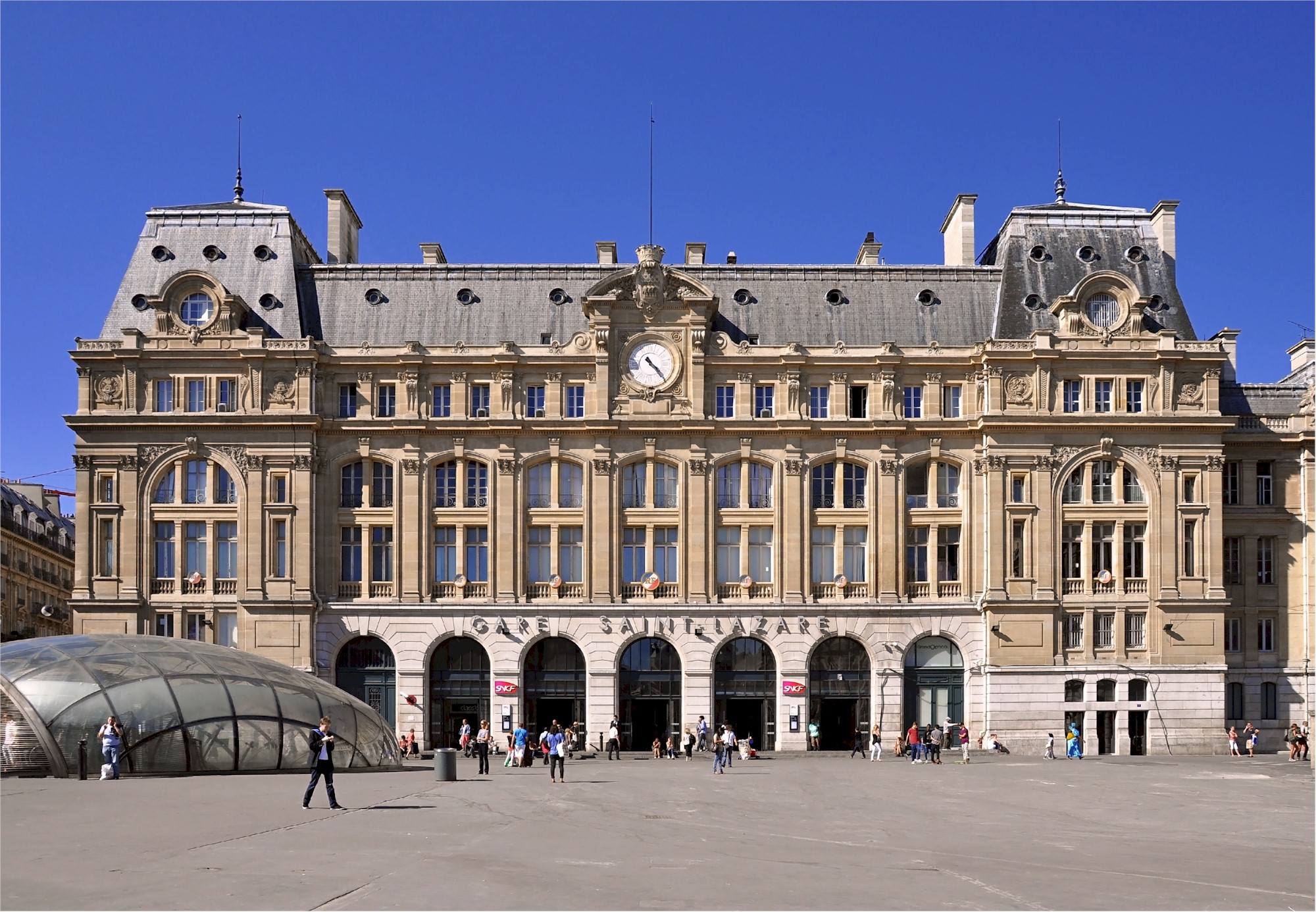 Gare De Paris Saint Lazare Train Station Bonjourlafrance Helpful
