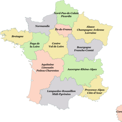 Regions of Metropolitan France
